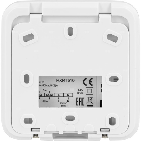 Bezprzewodowy, tygodniowy, natynkowy, elektroniczny termostat SALUS RT510RF+