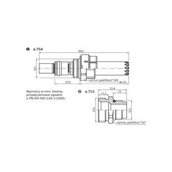 A.754 Przepływomierz TV 1/2" (0-5l/min.)