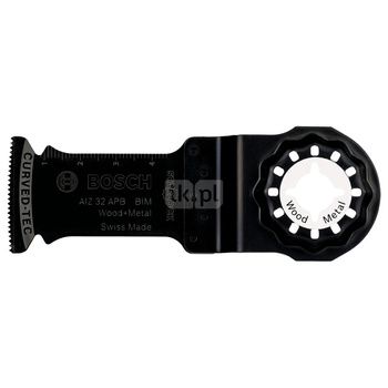 Brzeszczot BIM do cięcia wgłębnego Starlock AIZ 32 APB, Wood and Metal 50 x 32 mm
