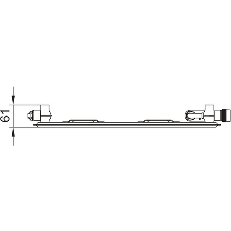 Grzejnik płytowy Kermi®X2® Profil-V typ 10 700x61x3000 biały,10 bar, bez osłon