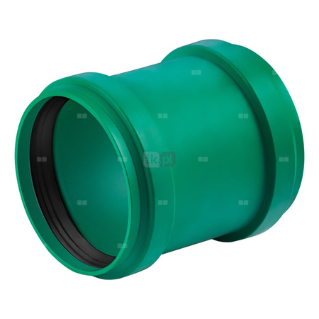 Mufa MAGNAPLAST KG 2000 KGU, PP-md (zielony), DN 250 (ww x ww), do kanalizacji