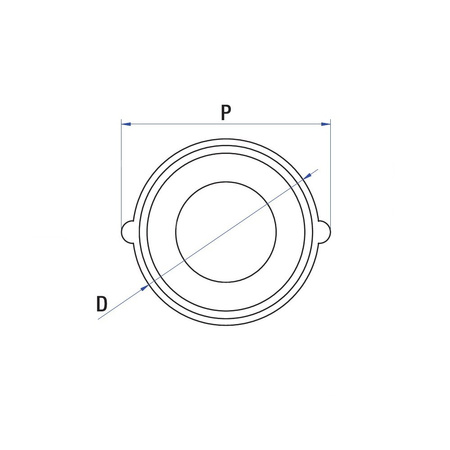 Mufa redukcja RUMET mosiądz 1'' x 1/2'' (GW), 33 mm