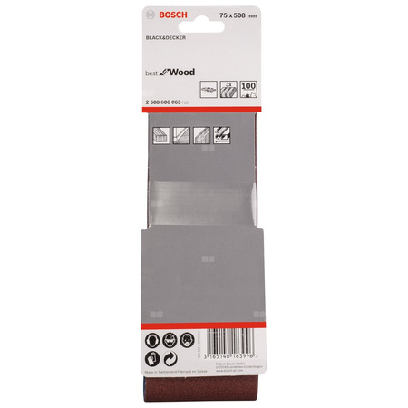 PAS BEZK. 75X508 BEST F/WOOD P100