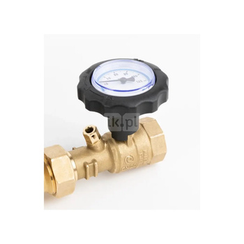 Grupa ochrony powrotu kotła BTA 110 AP z zaworem temperaturowym ATV, 3x GW G1'', 55 st. C, Kvs 6, AFRISO APH 15-7/130