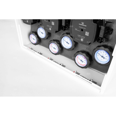 Grupa pompowa AFRISO PrimoBox AZB 365 GZ x GW 3/4'' x 3/4'', z izolacją, z siłownikiem arm 141