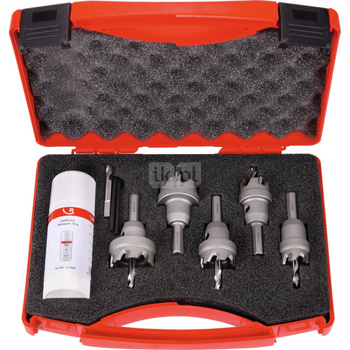 Zestaw wykrojników HM,UNICUT, 22-25-28-32-35 mm