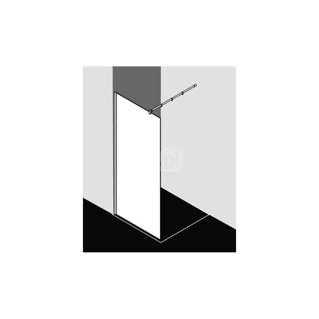 Kermi WALK-IN XB WIW 1200x 2000 1180-1200 SIMG SR Opaco Clean