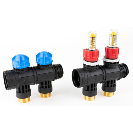 Rozszerzenie rozdzielacza ProCalida EF1 lub EF1 K o 2 obiegi, przepływomierz 0,2÷1,6 l/min