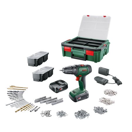 Bosch wiertarko-wkrętarka akumulatorowa UniversalDrill 18V 2x1,5Ah + SystemBox