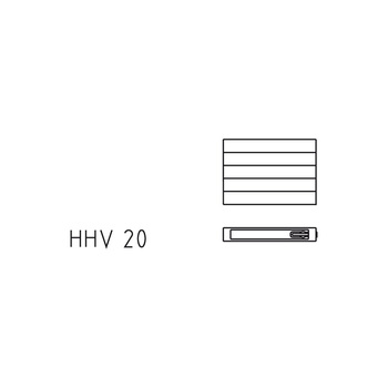 Grzejnik płytowy typ 20 KERMI V-HHV wym. 630 x 3200 mm, kolor biały, moc 3286 W