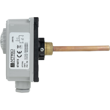 Termostat AFRISO TC2 zanurzeniowy 0-90'C, przyłącze GZ 1/2'', długość wkładki 100 mm