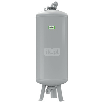 Ciśnieniowe naczynia przeponowe do instalacji grzewczych, chłodniczych i solarnych Reflex V 500 10 bar / 110 st.C szare