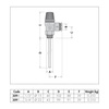 Zawór bezpieczeństwa temperaturowo-ciśnieniowy. Dla instalacji solarnych w celu ochrony zasobników c.w.u. 3/4" GZ x O 22 6 bar