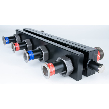 Rozdzielacz do instalacji c.o. AFRISO KSV 125-2 HW GZ 1 1/2'', 2-obieg. Nakrętka 1 1/2'', max. 70 kW