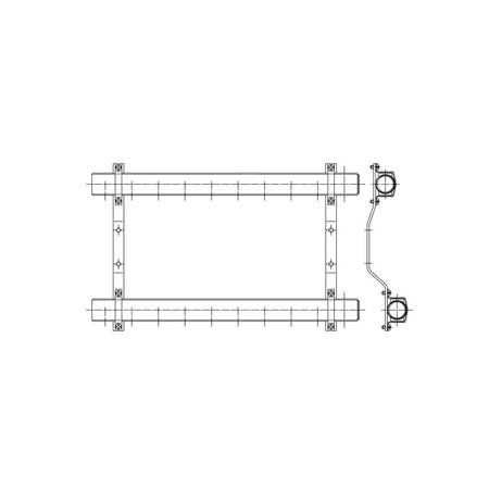 PHA-100 5-obwodowy PN10 Rozdzielacz CuZn