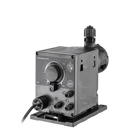 Pompa dozująca GRUNDFOS DDE 6-10 P-PP/E/C-X-31U2U2FG tworzywo sztuczne wzmocnione włóknem, maksymalna wydajność 6 l/h, pobór mocy silnika 19 W