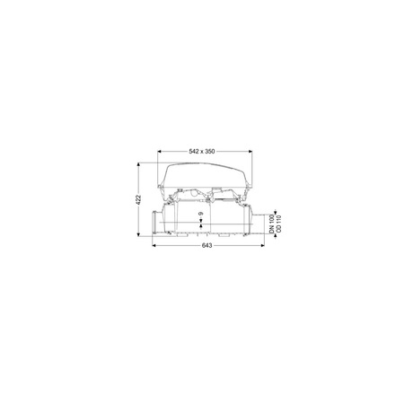 Korpus/ czyszczak Controlfix DN100