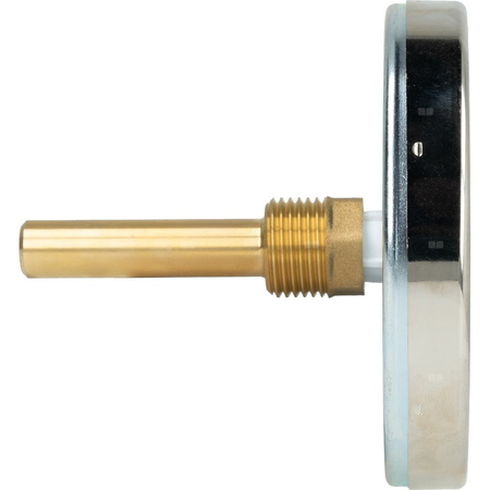 Termometr bimetaliczny AFRISO BiTh fi 100 mm 0…120'C tuleja 63 mm połączenie ax