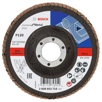 TARCZ/LISTK,X431 PROST, 115x22.23mm,G120