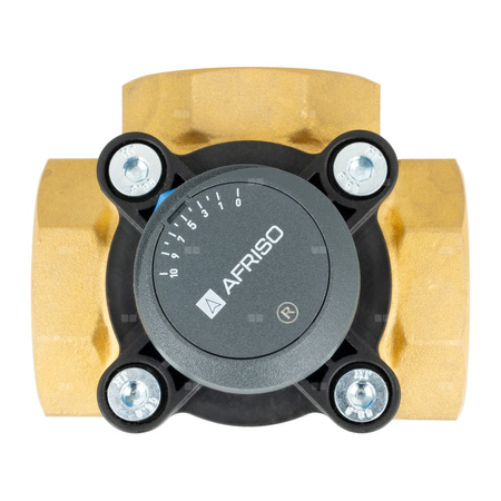 Zawór obrotowy trójdrogowy AFRISO ARV 387 Vario ProClick, mieszający, Siłownik elektryczny ARM 343, DN 50