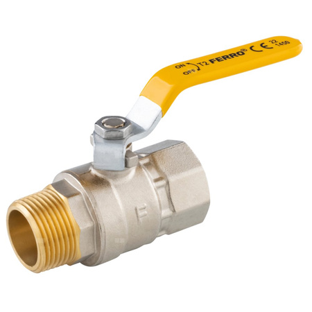 Zawór kulowy gazowy 1/2" GW-GZ typ G18