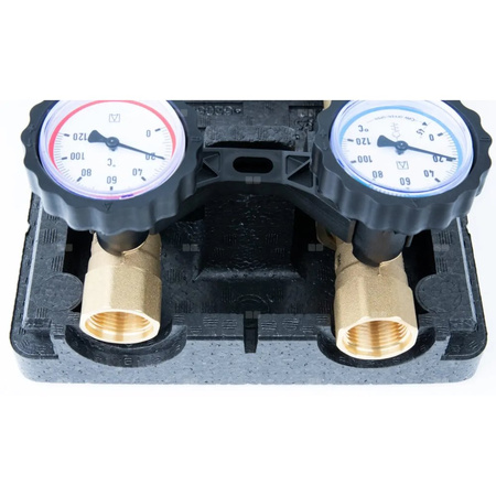 Grupa pompowa AFRISO PrimoTherm 180-1 DN 25 WP GZ x GW 1 1/2'' x 1'', z izolacją, z pompą obiegową Wilo Para SC 25/6