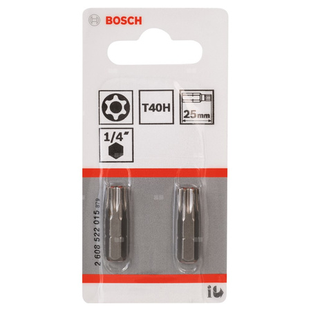Końcówka wkręcająca T40H Security Torx® Extra Hart T40H, 25 mm