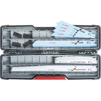 16-częściowy zestaw brzeszczotów do pił szablastych Demolition, ToughBox