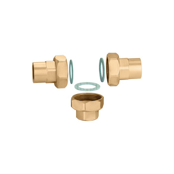 Złączki do zaworów mieszających 1 1/4” GW.  Dla kodu 524700.