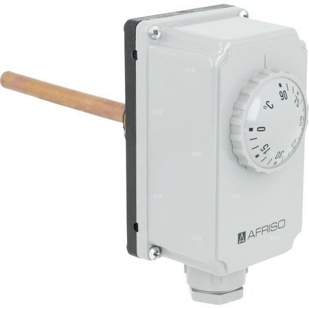 Termostat AFRISO TC2 zanurzeniowy 0-90'C, przyłącze GZ 1/2'', długość wkładki 100 mm
