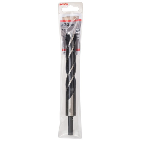 Standardowe, spiralne wiertło do drewna 20x140