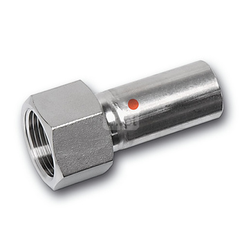 Przejściówka SANHA NiroTherm Press, stal nierdzewna, 28 mm x 3/4'' (zz x GW)