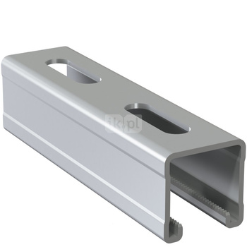 Szyna montażowa NICZUK SZMF, gr. 1.5 mm, dł. 3000 mm, stal nierdzewna (ocynk galwaniczny)