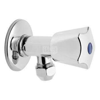 Zawór wodny FERRO Grzybkowy ze złączką do rury miedzianej fi10 mm GZ 1/2'' x GZ 3/8''