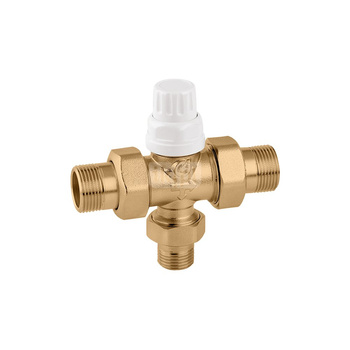 Trójdrożny zawór strefowy współpracujący z siłownikami termoelektrycznymi serii 6563, 6561, 6562 i 6564 3/4" 3,7