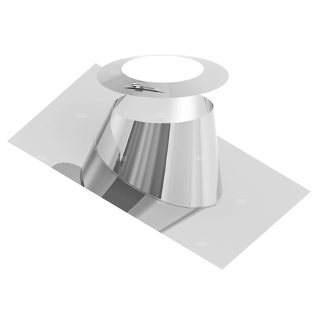 Przejście dachowe 16-25st. aluminiowe z kołnierzem fi150mm