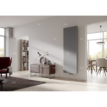 Grzejnik dekoracyjny Kermi®Carré Plus® 1400x595x86, 1625W, podł. 6998, RAL 9005 SFE