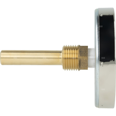 Termometr bimetaliczny AFRISO BiTh fi 80 mm 0…120'C tuleja 63 mm połączenie ax