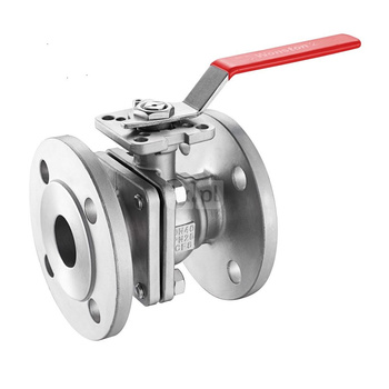 Kurek kulowy kołnierzowy ze stali nierdzewnej CF8M (AISI 316) PEŁNOPRZELOTOWE ART. 02FH DN 15