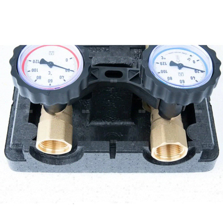 Grupa pompowa PrimoTherm K 180-2 DN25 GP 3-WM, pompa Grundfos UPM3 Hybrid, zawór mieszający ARV Kvs Vario