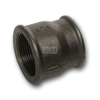 Mufa redukcja SANHA 240#, żeliwo (czarny), 1 1/4'' x 1/2'' (GW)