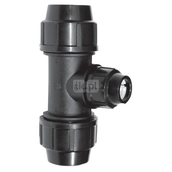 Trójnik skręcany redukcyjny do rur PE PN16 50 x 32 mm