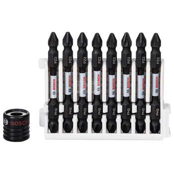 9-częściowy zestaw końcówek wkręcających Impact Control PH2 / PZ2