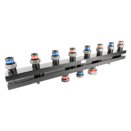 Rozdzielacz do instalacji c.o. AFRISO KSV 125-4 GZ 2'', 4-obieg. Nakrętka 1 1/2'', max. 160 kW