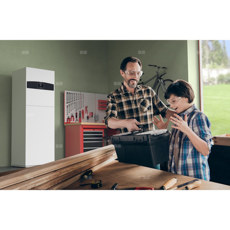 Pakiet - Pompa ciepła powietrze-woda split ARISTON NIMBUS COMPACT S NET R32 5 kW 230 V + Moduł naścienny SENSYS HD + Moduł komunikacji internetowej (aplikacja Ariston Net)