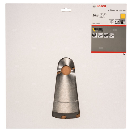 Tarcza pilarska Construct Wood PIŁA TARCZ.-T CONS W. 300X3.2X20Z20