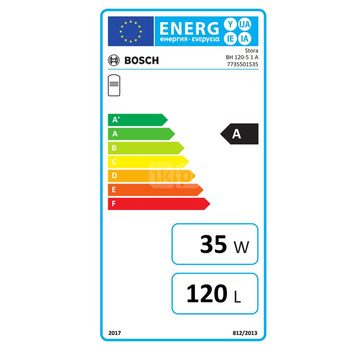 Zbiornik buforowy stojący BOSCH TERMOTECHNIKA BH 120·51A pojemność 120 l 3 bar bez wężownicy, izolacja: pianka poliuretanowa, kolor: srebrna blacha lakierowana