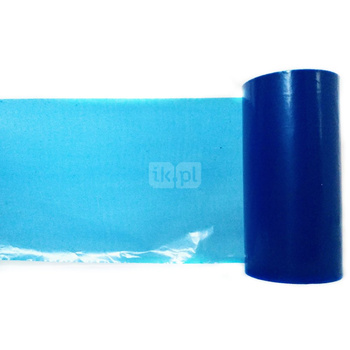Folia ochronna QIK długość 100 m 200 x 0.003 mm, kolor niebieski