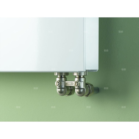 Kermi®X2®Plan-V Typ22 wys755x102x1605mm biały, 10 bar, zaworowy, prawy, z osłoną