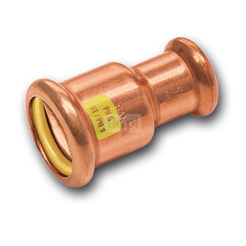 Mufa SANHA Press Gas redukcja, miedź, 42 mm x 35 mm (zw x zw)